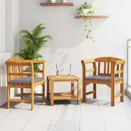 Sols Ar Spilvenu Dabīgā Eļļas Apdare 68,5 X 46 X 82,5 Cm Vidaxl