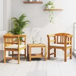 Sols Ar Spilvenu Dabīgā Eļļas Apdare 68,5 X 46 X 82,5 Cm Vidaxl