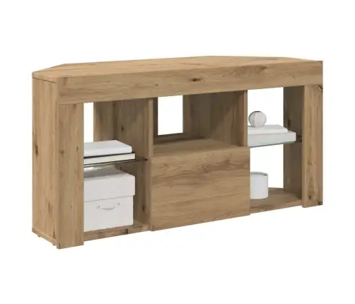 Stūra Led Tv Skapītis Artisānā Ozols 108 X 40 X 50 Cm Vidaxl