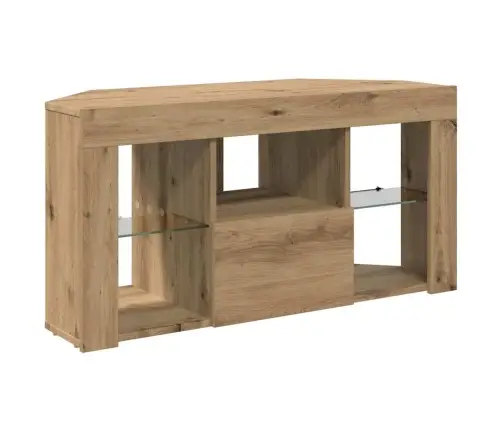 Stūra Led Tv Skapītis Artisānā Ozols 108 X 40 X 50 Cm Vidaxl