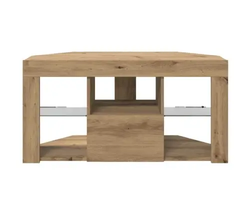 Stūra Led Tv Skapītis Artisānā Ozols 108 X 40 X 50 Cm Vidaxl