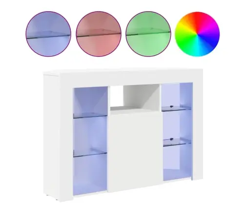 Stūra Led Tv Skapītis Balts 100X40X68Cm Inženierijas Koks Vidaxl