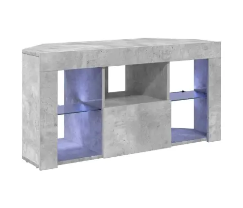 Stūra Led Tv Skapītis Betona Pelēks 103 X 40 X 50 Cm Vidaxl