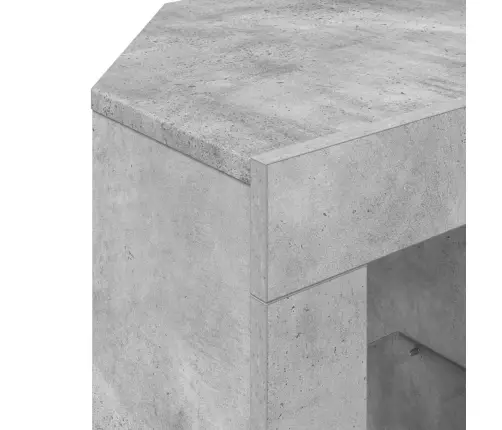 Stūra Led Tv Skapītis Betona Pelēks 103 X 40 X 50 Cm Vidaxl