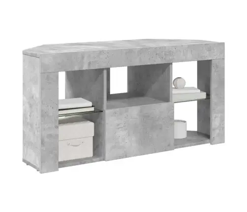 Stūra Led Tv Skapītis Betona Pelēks 103 X 40 X 50 Cm Vidaxl
