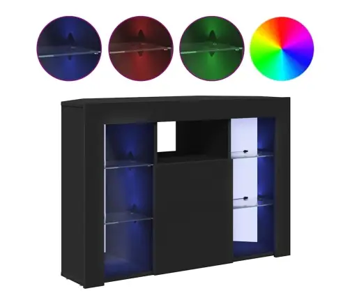 Kampinė Led Televizoriaus Spinta Juoda 101 X 40 X 68 Cm