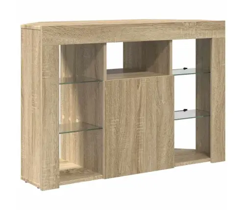 Stūra Led Tv Skapītis Sonoma Ozols 102 X 40 X 68 Cm Vidaxl