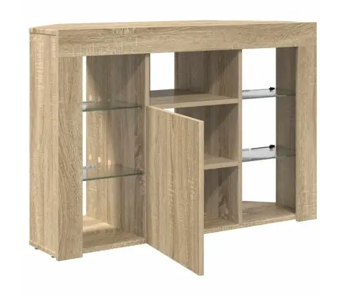 Stūra Led Tv Skapītis Sonoma Ozols 102 X 40 X 68 Cm Vidaxl