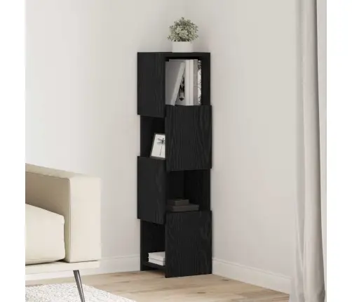 Stūra Skapītis Balts 25,5X25X102Cm Inženierijas Koks Vidaxl