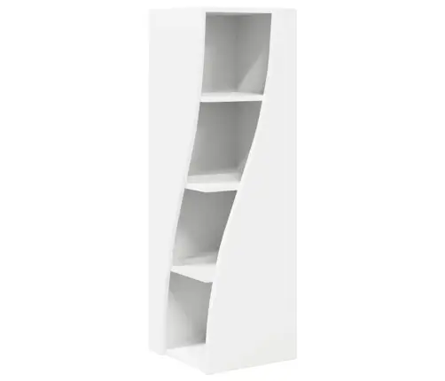 Stūra Skapītis Balts 32X32X102Cm Inženierijas Koks Vidaxl