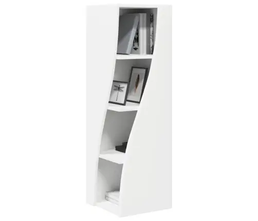 Stūra Skapītis Balts 32X32X102Cm Inženierijas Koks Vidaxl