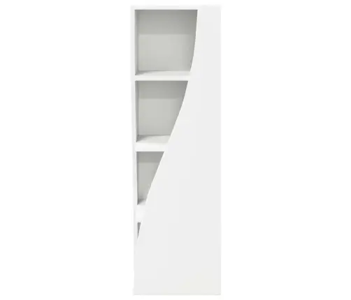 Stūra Skapītis Balts 32X32X102Cm Inženierijas Koks Vidaxl