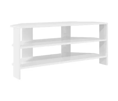 Stūratvskapis Augsts Spīdums Baltā 102X40,5X45Cm Vidaxl