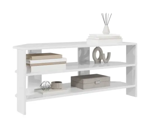 Stūratvskapis Augsts Spīdums Baltā 102X40,5X45Cm Vidaxl