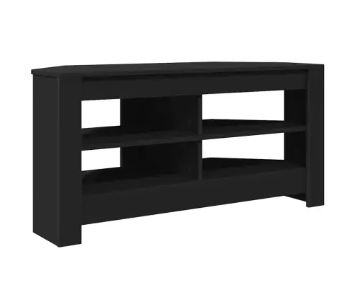 Stūratvskapis Melna 102 X 40,5 X 45 Cm Inženierijas Koks Vidaxl