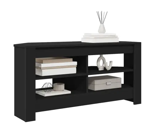 Stūratvskapis Melna 102 X 40,5 X 45 Cm Inženierijas Koks Vidaxl