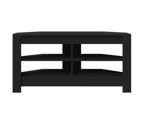 Stūratvskapis Melna 102 X 40,5 X 45 Cm Inženierijas Koks Vidaxl