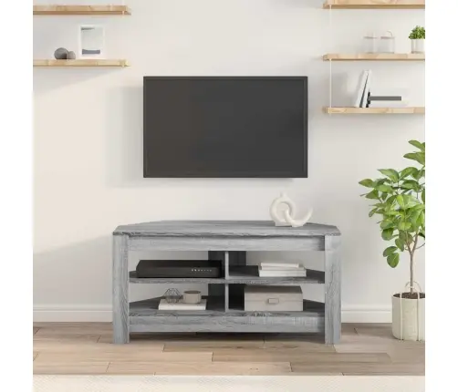 Stūratvskapis Pelēks Sonoma 102 X 40,5 X 45 Cm Vidaxl