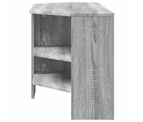 Stūratvskapis Pelēks Sonoma 102 X 40,5 X 45 Cm Vidaxl