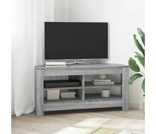 Stūratvskapis Pelēks Sonoma 102 X 40,5 X 45 Cm Vidaxl