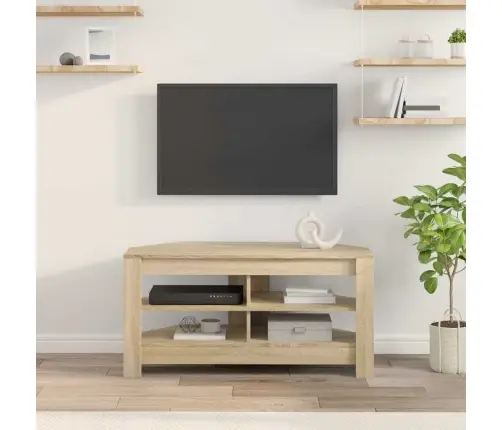 Stūratvskapis Sonoma Ozols 102 X 40,5 X 45 Cm Inženierijas Koks Vidaxl