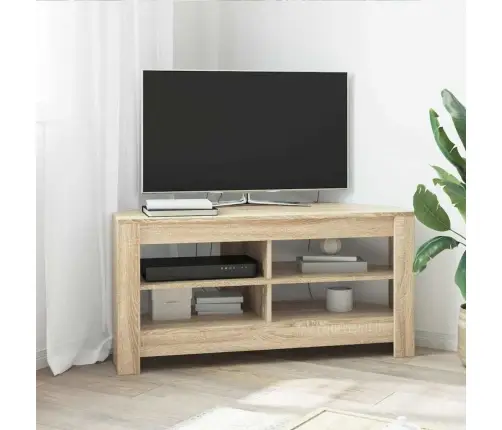 Stūratvskapis Sonoma Ozols 102 X 40,5 X 45 Cm Inženierijas Koks Vidaxl