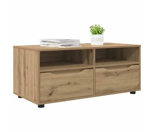 Televizora Skapīša Ar Atvilktni Artisānā Ozols 100 X 48 X 43 Cm Vidaxl