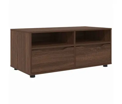 Televizora Skapīša Ar Atvilktni Brūns Ozols 100 X 48 X 43 Cm Vidaxl