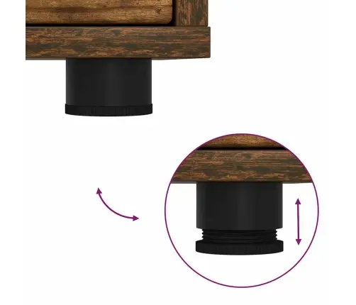 Televizoriaus Spintelė Rūkyta Ąžuolas 100 X 48 X 43 Cm