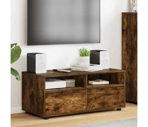 Televizoriaus Spintelė Rūkyta Ąžuolas 100 X 48 X 43 Cm