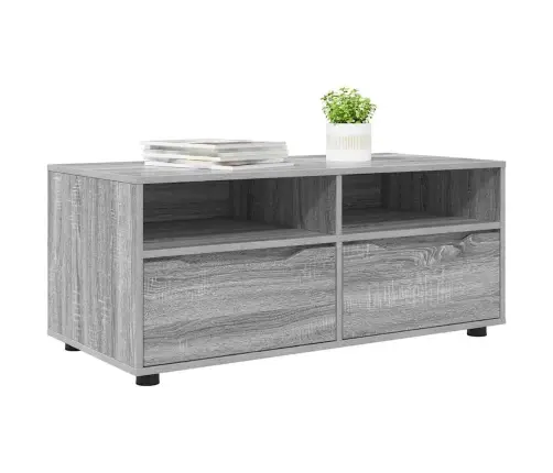 Televizora Skapīša Ar Atvilktni Pelēks Sonoma 100 X 48 X 43 Cm Vidaxl