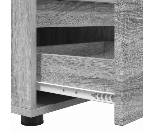 Televizora Skapīša Ar Atvilktni Pelēks Sonoma 100 X 48 X 43 Cm Vidaxl