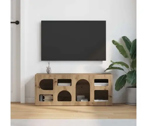 Televizora Skapīša Artisānā Ozols 100 X 35 X 40 Cm Vidaxl