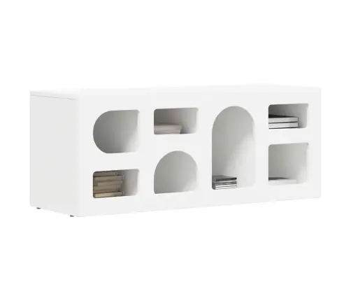 Televizora Skapīša Balts 100 X 35 X 40 Cm Inženierijas Koks Vidaxl