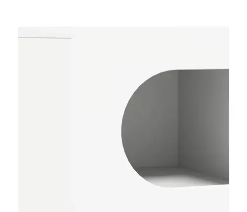 Televizora Skapīša Balts 60 X 35 X 40 Cm Inženierijas Koks Vidaxl