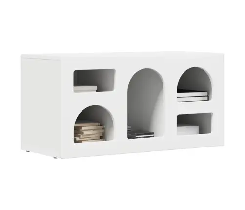 Televizora Skapīša Balts 80 X 35 X 40 Cm Inženierijas Koks Vidaxl