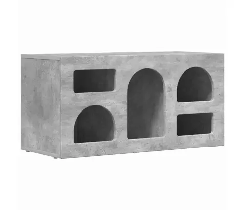 Televizora Skapīša Betona Pelēks 80 X 35 X 40 Cm Vidaxl