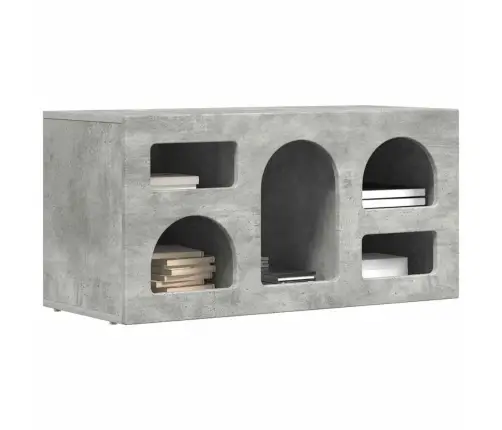 Televizora Skapīša Betona Pelēks 80 X 35 X 40 Cm Vidaxl