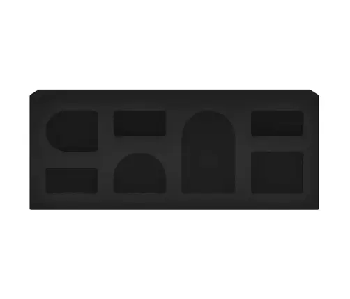 Televizora Skapīša Melna 100 X 35 X 40 Cm Inženierijas Koks Vidaxl