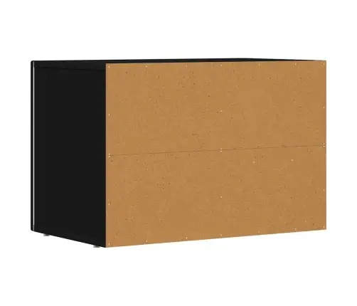 Televizora Skapīša Melna 60 X 35 X 40 Cm Inženierijas Koks Vidaxl