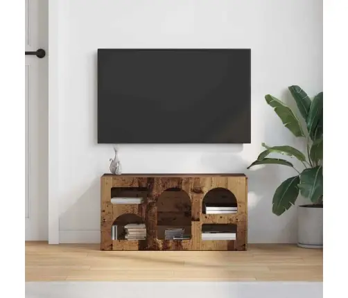 Televizora Skapīša Vecs Koks 80 X 35 X 40 Cm Inženierijas Koks Vidaxl