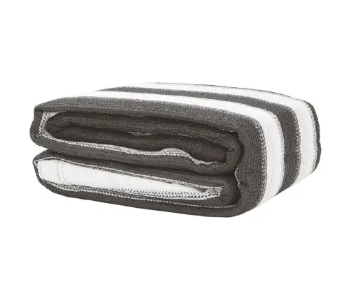 Telts Paklājs, 200X200 Cm, Antracītpelēks Un Balts Vidaxl