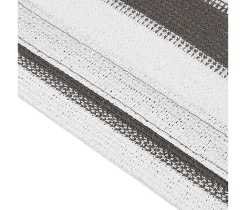 Telts Paklājs, 200X200 Cm, Antracītpelēks Un Balts Vidaxl