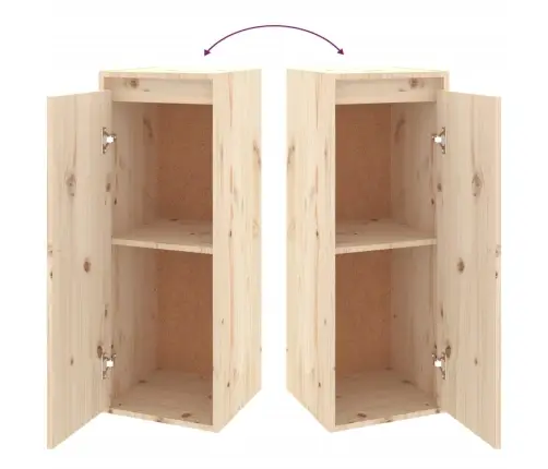 Tv Skapīši, 4 Gab., Priedes Masīvkoks Vidaxl