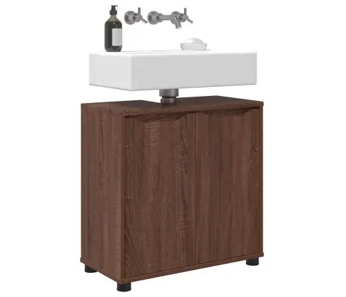 Vonios Kriauklės Cabinetas Rudas Ąžuolas 60 X 30 X 60 Cm