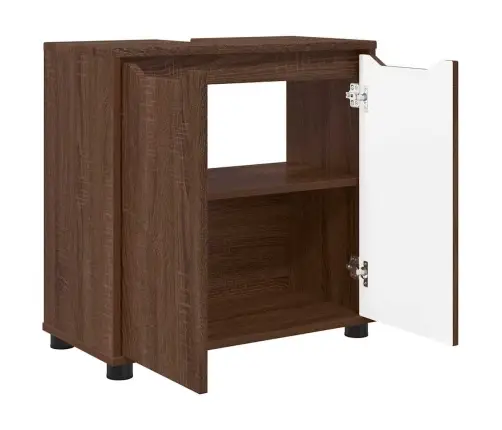 Vonios Kriauklės Cabinetas Rudas Ąžuolas 60 X 30 X 60 Cm