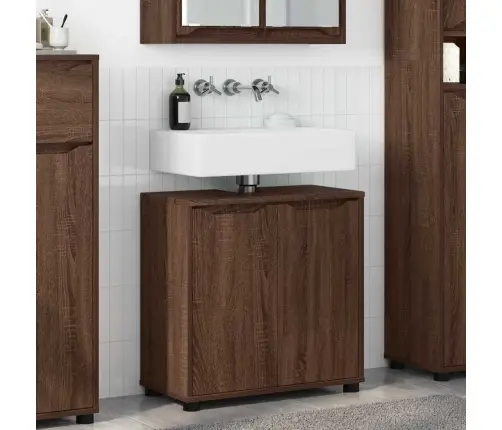 Vonios Kriauklės Cabinetas Rudas Ąžuolas 60 X 30 X 60 Cm
