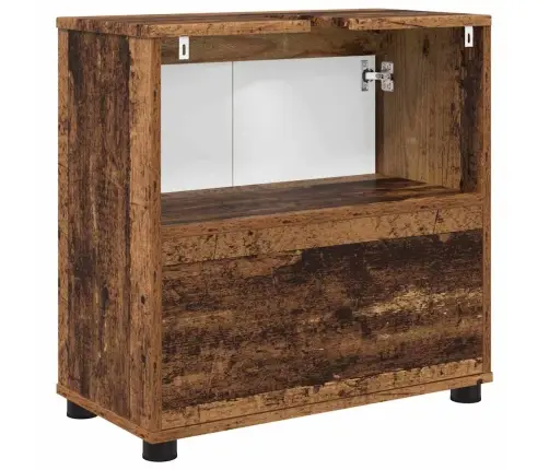 Vannas Istabas Izlietnes Skapītis Vecs Koks 60 X 30 X 60 Cm Vidaxl