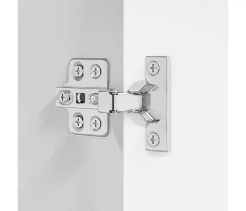 Vannas Istabas Skapītis Ar Plauktu Balts 30,5 X 30 X 195 Cm Vidaxl