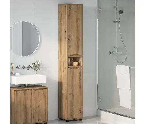 Vannas Istabas Skapītis Artisānā Ozols 30,5 X 30 X 195 Cm Vidaxl